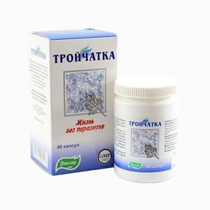 Paraziták elleni készítmény – gyógynövényes hármas – Evalar – 40 tabletta – Normál Változat: Normál kép