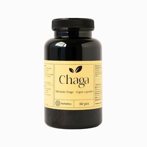 Herbatica Szibériai chaga – 60 vegán kapszula (300 mg/kapszula) kép