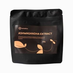 Ashwagandha gyökérpor, 7%-os kivonat - 100 g - Herbatica kép