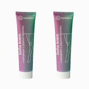 Herbatica Kedvezményes duopack: 2 x Sofia krém visszeres lábak ápolására orvosi pióca kivonattal - 150 ml kép
