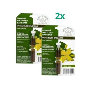 Kedvezményes szett: 2x hegyi vérehulló fecskefű elixír szemölcsökre – 3 ml – Herbal Traditions kép