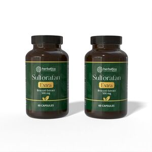 Kedvezményes szett: 2x Sulforafán EXTRA – brokkolikivonat 500 mg, 60 kapszula - Herbatica kép