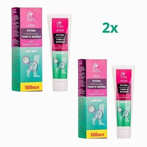 Kedvezményes szett: 2x Rutin vénakrém Ginkgo biloba kivonattal – 100 ml – Ecolek kép