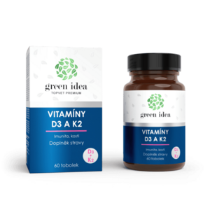 VITAMINOK D3 és K2 – 60 kapszula – Green idea kép