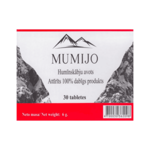 Altáji mumio Shilajit – 30 tabletta – BIOVIT LLC kép