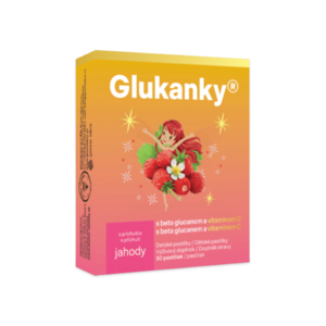 Glukánky – eperízű gyermek pasztilla 30 db – Green idea kép