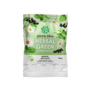 Herbal green – gyógynövényes cukorka 100 g – Green idea kép