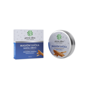 Green idea masszázsgyertya – szantálfa, 30 ml kép