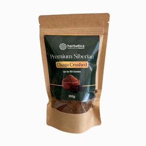 100% prémium szibériai chaga őrlemény - 100 g - Herbatica kép
