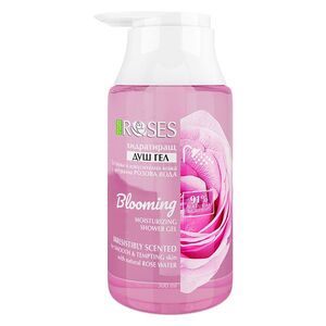 BLOOMING hidratáló természetes tusfürdő rózsavízzel 300 ml - NATURE OF AGIVA kép