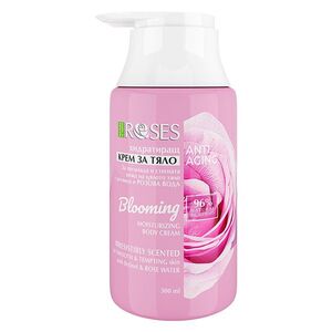 BLOOMING hidratáló anti-aging testápoló krém rózsavízzel és retinollal 300 ml - NATURE OF AGIVA kép