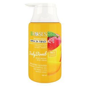 BODY BOMB hidratáló testápoló krém C- és E-vitaminnal, mangókivonattal 300 ml - NATURE OF AGIVA kép
