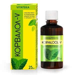 Corvalol-V gyógynövényes cseppek – 25 ml – Vitateka kép