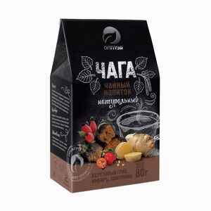 Alteya chaga tea gyömbérrel és csipkebogyóval, szálas – 80 g kép