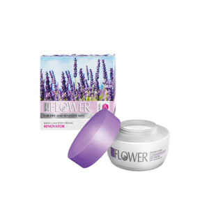 FLOWER ragyogást fokozó nappali arckrém száraz és érzékeny bőrre levendulakivonattal 50 ml - NATURE OF AGIVA kép