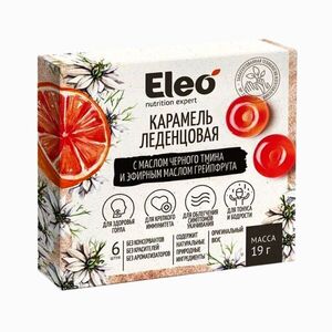 ELEO karamellás cukorka grapefruittal és feketekömény-olajjal – 6 db / 19 g kép