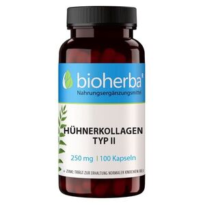 Bioherba II-es típusú csirkekollagén 250 mg – 100 kapszula kép