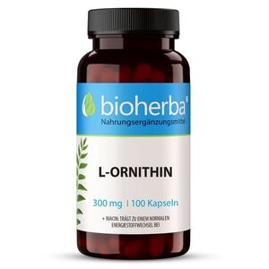 L-ornitin 300 mg – 100 kapszula – Bioherba kép