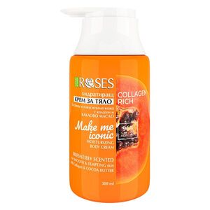 MAKE ME ICONIC COLLAGEN+ hidratáló, bőrsimító testkrém papaya illattal 300 ml - NATURE OF AGIVA kép