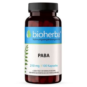 PABA (para-aminobenzoesav) 210 mg – 100 kapszula – Bioherba kép