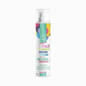 INA Essentials természetes arctisztító hab citromfűvel és gerániummal minden bőrtípusra - 90 ml kép