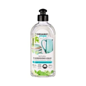 Organic People természetes mosogatószer bio mentával és lime-mal – 350 ml kép