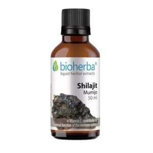 Shilajit Mumio tinktúra cseppek B6-vitaminnal – 50 ml – Bioherba kép