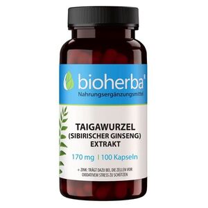 Szibériai ginzeng kivonat 170 mg – 100 kapszula – Bioherba kép
