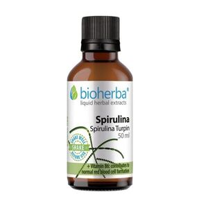 Spirulina tinktúra cseppek B6-vitaminnal – 50 ml – Bioherba kép