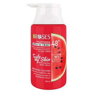 TASTE MY SKIN 48 órás hidratáló testkrém hialuronsavval és dinnyekivonattal 300 ml - NATURE OF AGIVA kép