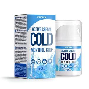 Vitateka nyugtató hűsítő krém mentollal és CBD-vel – 50 ml kép