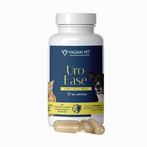 UROEASE - a húgyutak és a húgyhólyag támogatása kutyák és macskák számára 60 kapszula - Valsam Vet kép