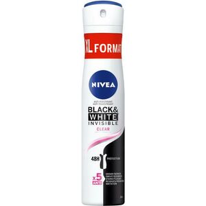 Invisible For Black & White Clear deo spray 200 ml kép
