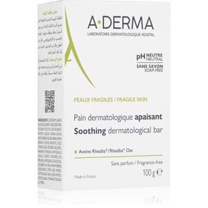 A-Derma Essentials Dermatological Bar bőrgyógyászati tisztító szappan érzékeny, irritált bőrre 100 g kép
