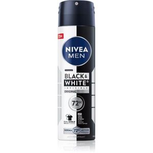 Nivea Men Invisible Black & White izzadásgátló spray uraknak 150 ml kép
