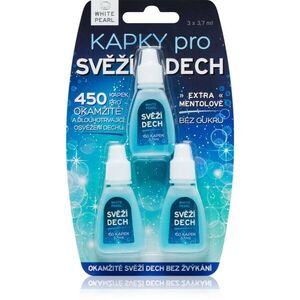 White Pearl Dental Care cseppek a lehelet frissítésére 3 x 3.7 ml kép