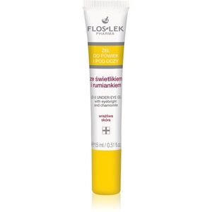 FlosLek Pharma Eye Care szemkörnyék ápoló gél szemvidítóval és kamillával 15 ml kép