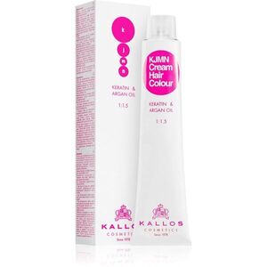 Kallos KJMN Professional Cream Hair Colour Keratin & Argan Oil hajfesték keratinnal és argán olajjal árnyalat 11.0 Very Light Blond Extra 100 ml kép