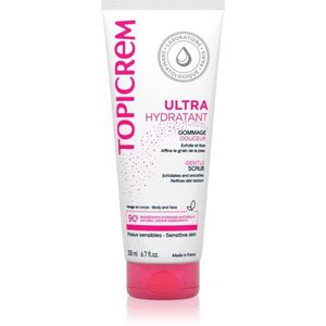 Topicrem UH BODY Gentle Scrub gyengéd testpeeling az érzékeny bőrre 200 ml kép