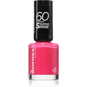 Rimmel 60 Seconds By Rita Ora körömlakk árnyalat 322 Neon Fest 8 ml kép