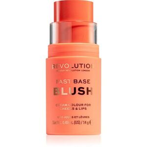 Revolution Fast Base tonizáló balzsam ajakra és arcra árnyalat Peach 14 g kép