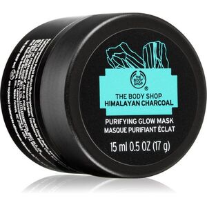 The Body Shop Himalayan Charcoal Purifying Glow Mask tisztító és élénkítő arcmaszk zsíros és problémás bőrre 15 ml kép