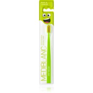 MEDIBLANC KIDS & JUNIOR Ultra Soft fogkefe gyermekeknek ultra gyenge Green 1 db kép