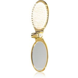 Janeke Gold Line Golden Folding Hair-Brush with Mirror fésű tükörrel 9, 5 x 5, 5 x 3, 5 cm 1 db kép
