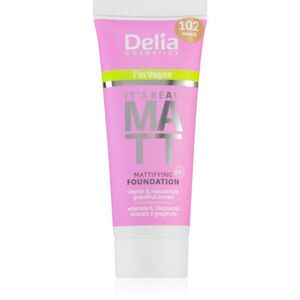 Delia Cosmetics It's Real Matt mattító alapozó árnyalat 102 Natural 30 ml kép