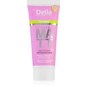 Delia Cosmetics It's Real Matt mattító alapozó árnyalat 103 Warm Beige 30 ml kép