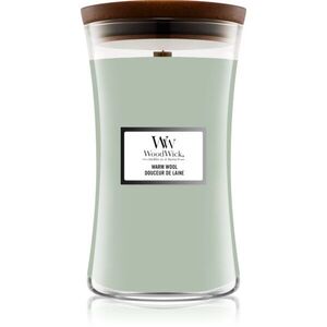 Woodwick Warm Wool illatgyertya fa kanóccal 610 g kép