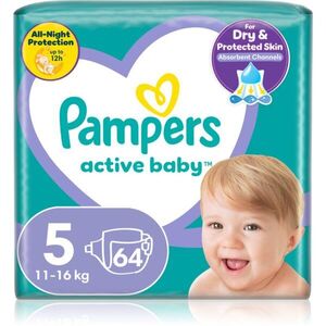 Pampers Active Baby Size 5 eldobható pelenkák 11-16 kg 64 db kép
