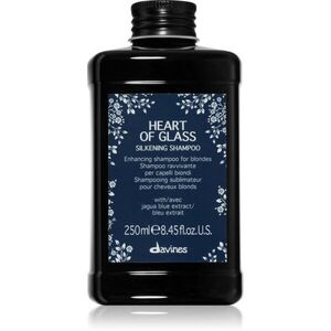 Davines Heart of Glass Silkening Shampoo finom állagú tisztító sampon szőke hajra 250 ml kép