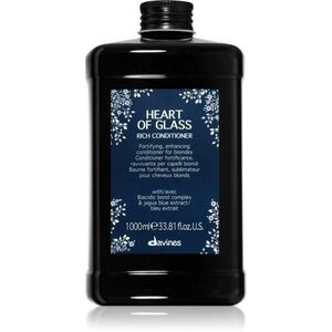 Davines Heart of Glass Rich Conditioner erősítő kondicionáló szőke hajra 1000 ml kép